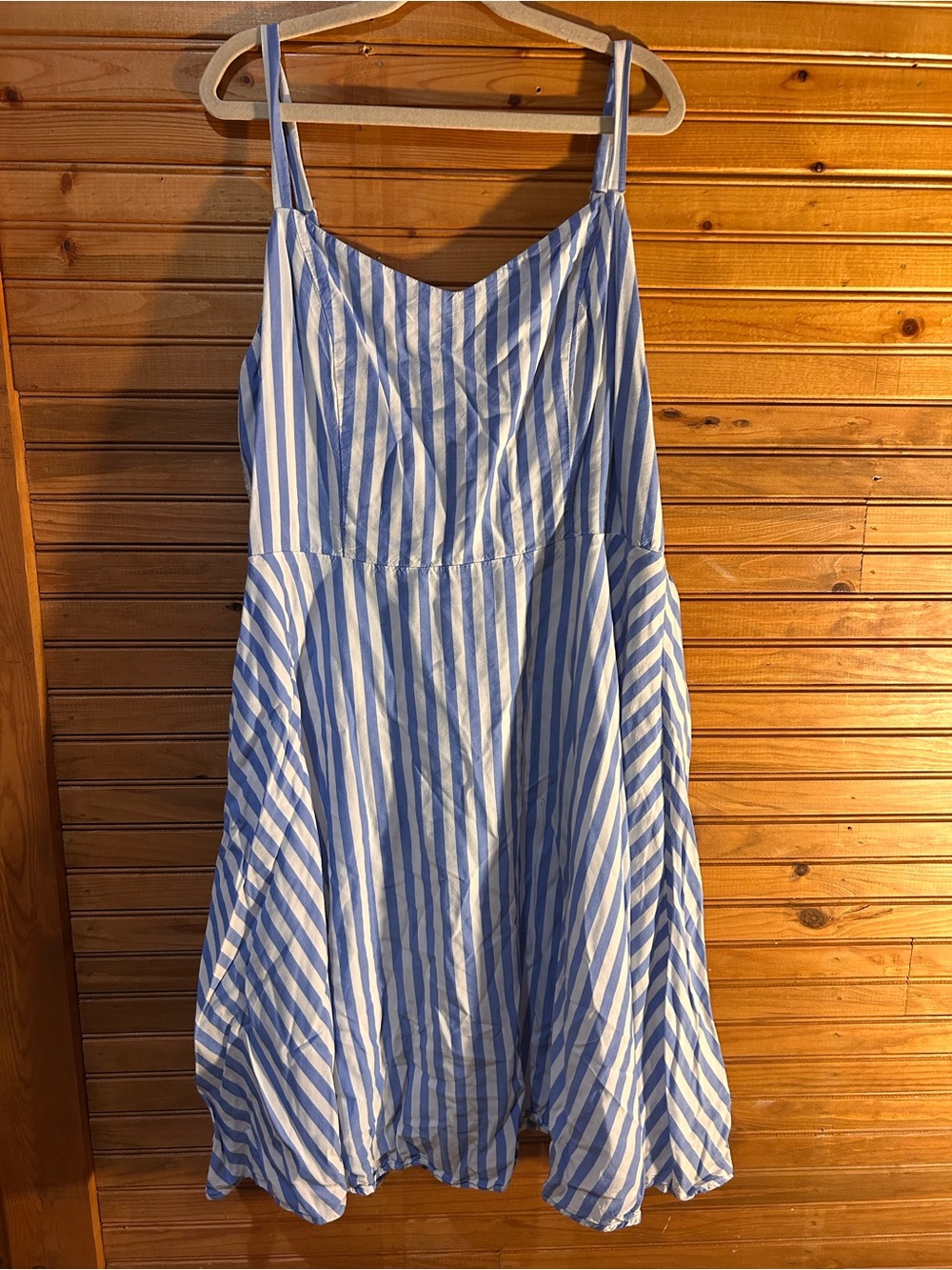 Old Navy Blue and White Striped Girls' Sundress